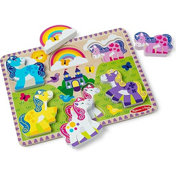Melissa & Doug Morskie stworzenia, drewniane puzzle