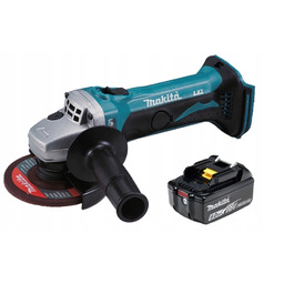 Makita Aku Szlifierka Kątowa Lxt 18V 115MM 1x6Ah