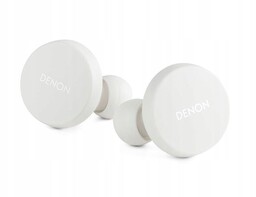 Denon PerL Bezprzewodowe Białe słuchawki douszne na Bluetooth