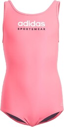 adidas Dziewczynki Sportswear U-Back Swimsuit Kids, Lucid Pink,
