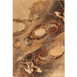 Dywan wełniany nowoczesny Agnella Isfahan Bellona bursztyn 200x300