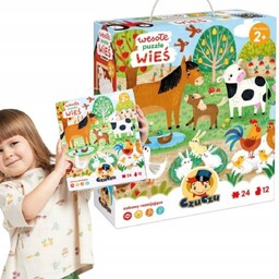 PUZZLE CZUCZU PUZZLE 24 ELEMENTÓW CZUCZU WESOŁE PUZZLE