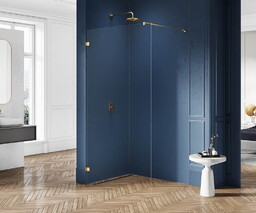 NEW TRENDY EXK-7017 Kabina prysznicowa AVEXA GOLD BRUSHED