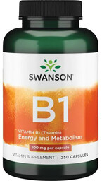 SWANSON Vitamin B-1 100mg 250caps