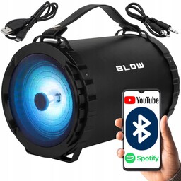 Mocny Głośnik Bluetooth Usb Sd Aux Radio Fm