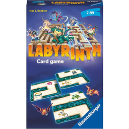 Ravensburger - Labirynt Travel Card Game, labirynt, gra