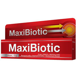MAXIBIOTIC Maść z antybiotykiem na rany i skaleczenia,
