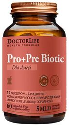 Doctor Life Pro+Pre Biotic Dla Dzieci, 60 kapsułek