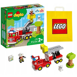 Zestaw Lego Duplo Straż Pożarna Wóz Strażacki Pożar