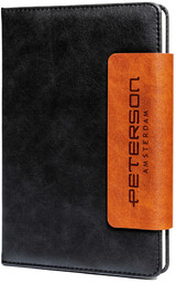 Planner w formacie A5 Peterson PTN NOT-9 czarny