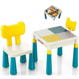 Stoliczek STOLIK 2w1 Blat do Budowania z Klocków