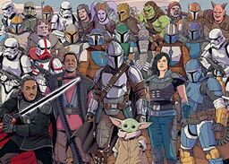 Puzzle 2D 1000 elementów: Star Wars Baby Yoda