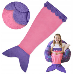 KOC KOCYK DLA DZIECKA OGON SYRENKI RÓŻOWY