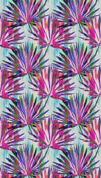 AG Design Liście, firanka/zasłona, 140 x 245 cm,