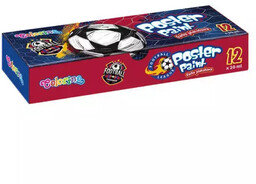 Farby plakatowe Colorino Football 12 kolorów 20 ml