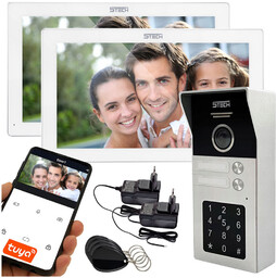 Wideodomofon dwurodzinny 5TECH 2 monitory 8" VERUS ONE