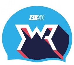 ZEROD Czepek silikonowy SWIM CAP SWIMRUN atoll