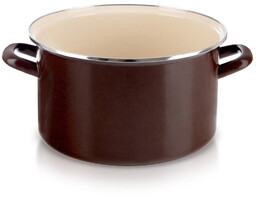 Garnek emaliowany BROWN 30 cm, 10 l