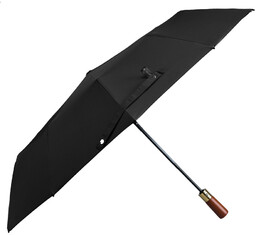 Składana, czarna parasolka Peterson PTN UMB-01T
