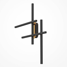 Maytoni Ścienna lampa metalowa Halo MOD248WL-L24BK LED 24W