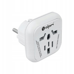 Adapter Ac wtyk polski na gniazdo Europa Australia