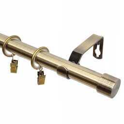 Karnisz metalowy Loft Smart pojedynczy 19 mm karnisze