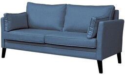 Sofa 3-osobowa tapicerowana niebieska Holly