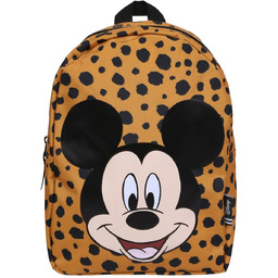 Musztardowy plecak w czarne cętki Myszka Mickey Disney