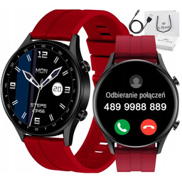 Smartwatch Męski G. Rossi SW019-3 black/red Prowadzenie Rozmów