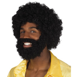 Peruka Rasta z brodą - 1 szt.