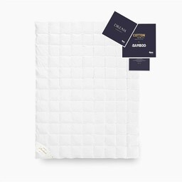 Kołdra puchowa 90% 135x200 Dream letnia 380g biała