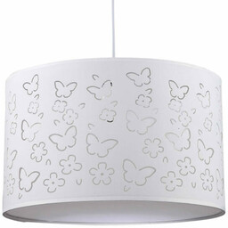 Abażurowa lampa wisząca Flowers LP-686/1P Light Prestige motylki