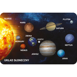 Dywan dla dzieci ultra miękki - Układ słoneczny