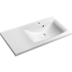 LUCIOLA umywalka kompozytowa 90x48 cm, biała, prawa 50094