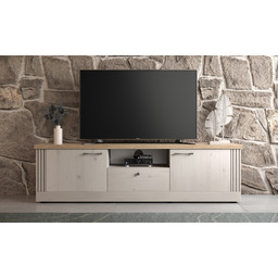 Szafka RTV dąb Meringa/dąb Cadiz 211 cm Avina