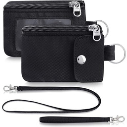 Artpaxy Minimalistyczny portfel dla mężczyzn i kobiet, brelok