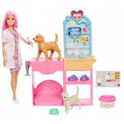 Barbie U weterynarza Gips dla zwierzaczków Zestaw