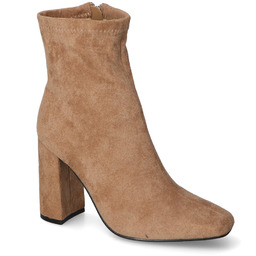 Botki damskie 588-22 Khaki zamsz