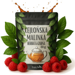 Herbata czarna Earl Grey Cejlońska Malinka 50 g