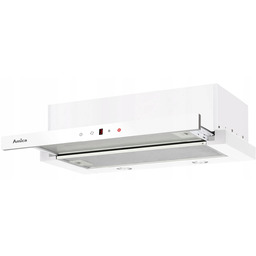 Okap teleskopowy 128W 389 m3/h Filtr Przeciwtłuszczowy Amica