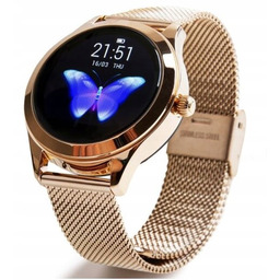 Smartwatch zegarek damski złoty komunia