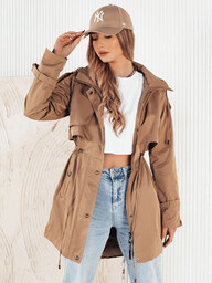 Kurtka damska parka BRENS beżowa Dstreet TY4231-XXL