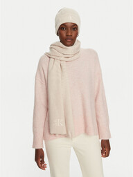 Zestaw Szalik i Czapka Calvin Klein K60K612666 Beżowy