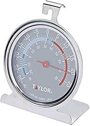 Taylor Pro, Termometr do Lodówki/Zamrażarki, Klasyczna Konstrukcja, Stal