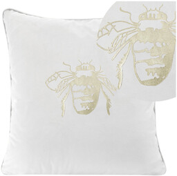 Poszewka 45 x 45 Dekoracyjna Velvet BLINK14 Biel