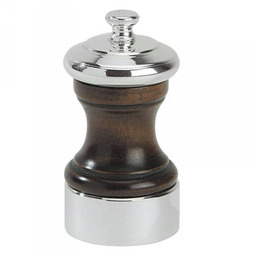 Peugeot Bistro Młynek do soli drewno + posrebrzany