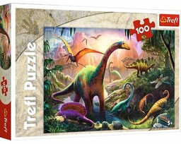 TREFL Puzzle Świat dinozaurów 16277 (100 elementów)
