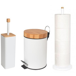 Zestaw łazienkowy Kosz Na Śmieci Szczotka do Wc