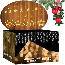 EXTRALINK Kurtyna dekoracyjna EX.73486 110 LED Sieciowe 2.5