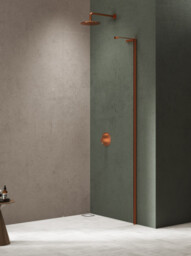 New Trendy Nesta Copper Brushed kabina prysznicowa Walk-in